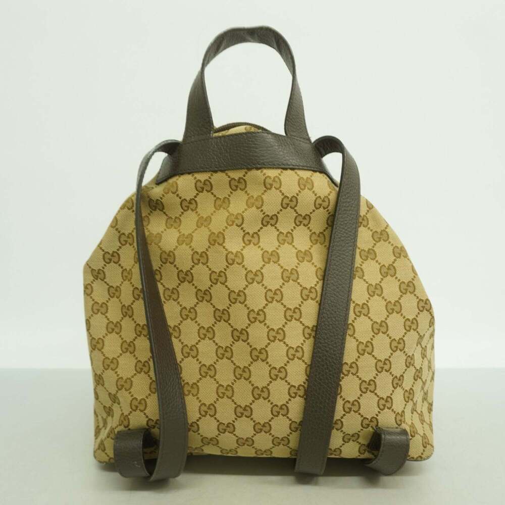 GUCCI Brown Canvas Backpack - Picture 11 of 11